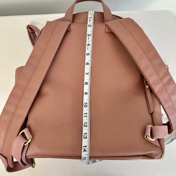 Skip Hop Greenwich Simply Chic Diaper Backpack Dusty Rose Pink - Picture 13 of 13